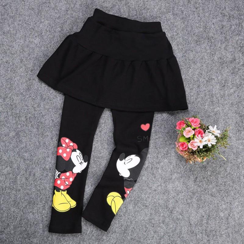 【dudubaba】Spring/Autumn Baby Girls Cotton Cartoon Fake Skirt Leggings 2~8 Years Old