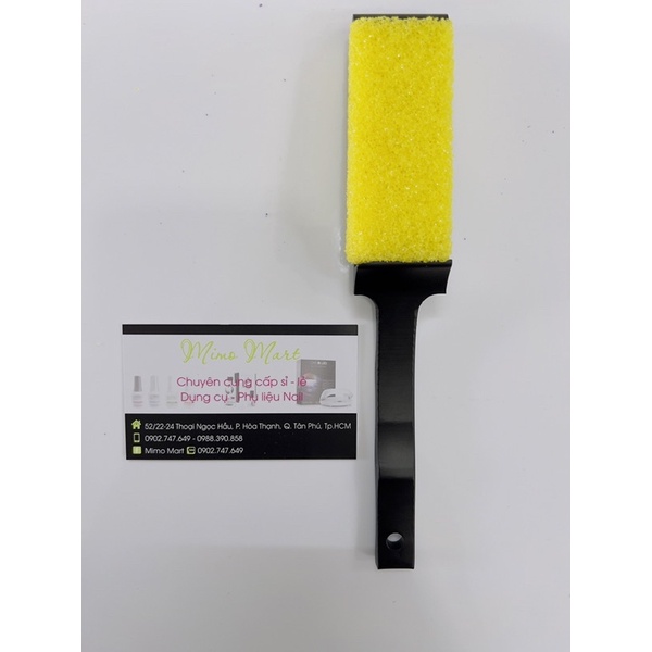 Bọt Biển Chà Gót 2in1 Mr.Pumice/ Cây chà gót sắt thay được miếng chà gót (Loại lớn)