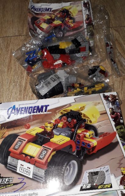 là Lắp ráp 1 hộp LegoAVengemT Siêu Xe 64066 có trên 220 chi tiết bằng nhựa ABS