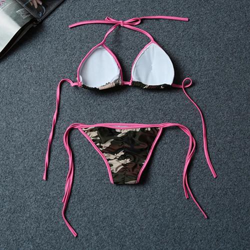 Bộ Bikini Hai Mảnh Họa Tiết Rằn Ri Quyến Rũ Cho Nữ | BigBuy360 - bigbuy360.vn