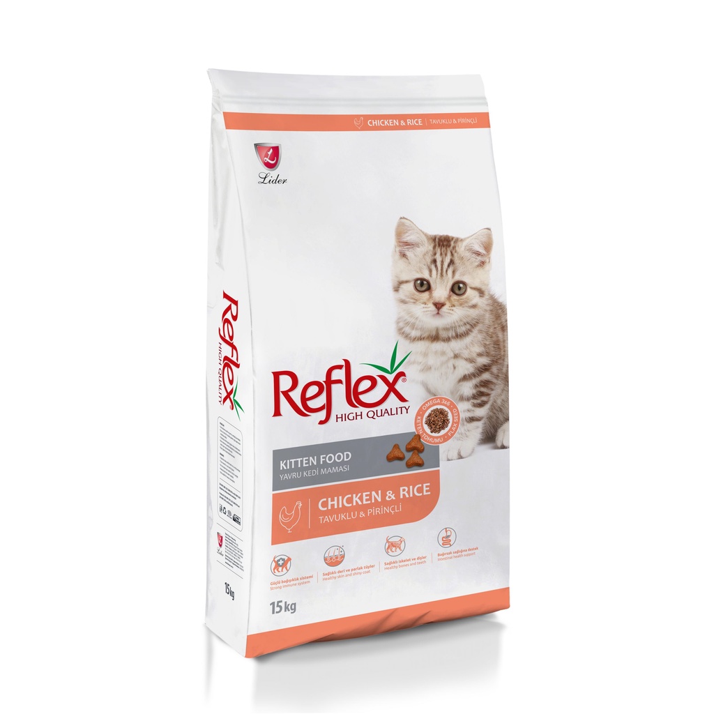 Thức ăn cho mèo con Thổ Nhĩ Kỳ Reflex Kitten vị thịt gà hộp 1kg