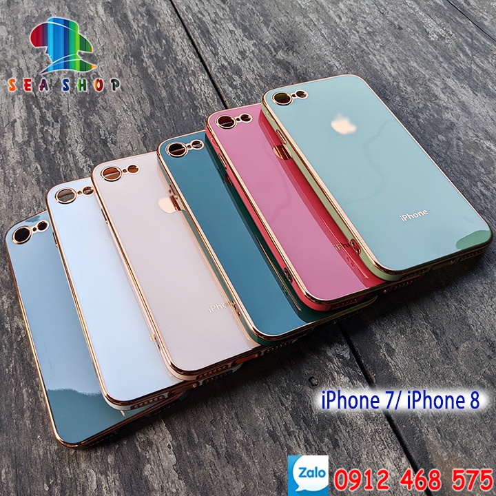 [ĐỘ 12] Ốp lưng iPhone 6s Plus,7 Plus,8 Plus,XS Max,11 Pro Max, 12 Pro Max -Nhựa dẻo -- VIỀN BÓNG - Thiết kế Viền vuông | BigBuy360 - bigbuy360.vn