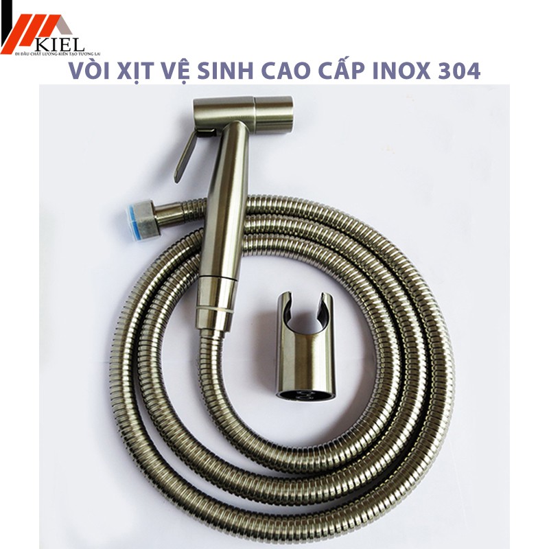 Bộ vòi xịt vệ sinh cao cấp inox 304 ( loại 1 ) bao xài hàng đổi mới trong vòng 12 tháng .