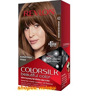 Thuốc nhuộm tóc Revlon số 43 Medium Golden Brown100% chính hãng, VOV cung cấp và bảo trợ.