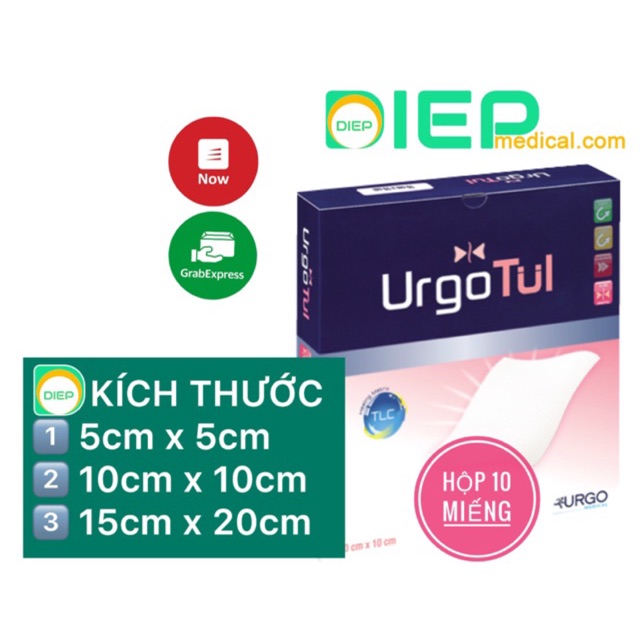 ✅ URGOTUL 1 HỘP - Gạc chống dính nhanh lành vết thương