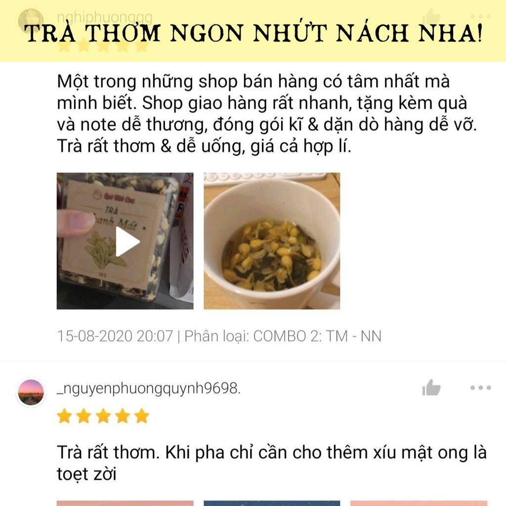 Trà hoa thảo mộc, hoa cúc, hồng, nhài, đậu biếc sấy khô thanh nhiệt, giảm cân, ngủ ngon QUÊ MỘT CỤC 50g (handmade)) | BigBuy360 - bigbuy360.vn