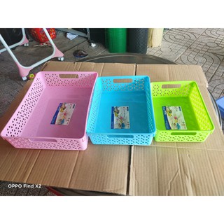 Rổ chữ nhật đan Matsu nhựa Duy Tân