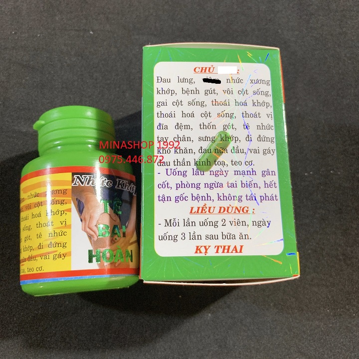 Nhức Khớp Tê Bại Hoàn ĐẠI AN 40 VIÊN