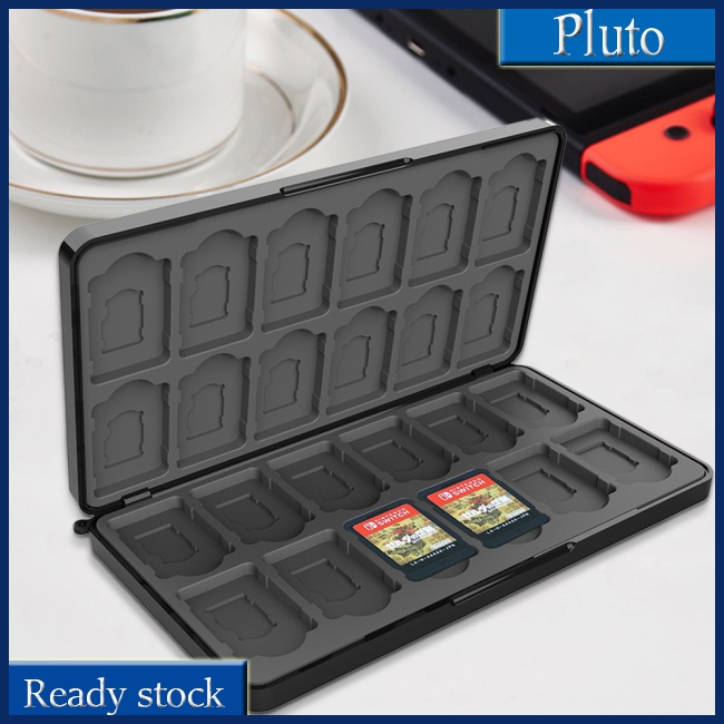 Hộp Đựng Thẻ Game 24 Ngăn 24 Thẻ Micro Sd Cho Máy Nintendo Switch Oled