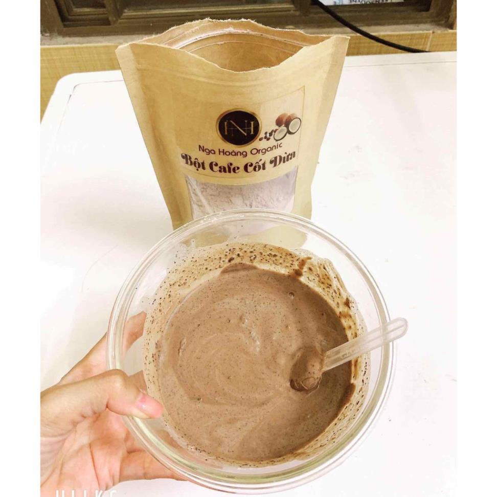  BỘT Ủ TRẮNG TẮM, BỘT ĐẮP MẶT CAFE CỐT DỪA NGA HOÀNG 100G | BigBuy360 - bigbuy360.vn