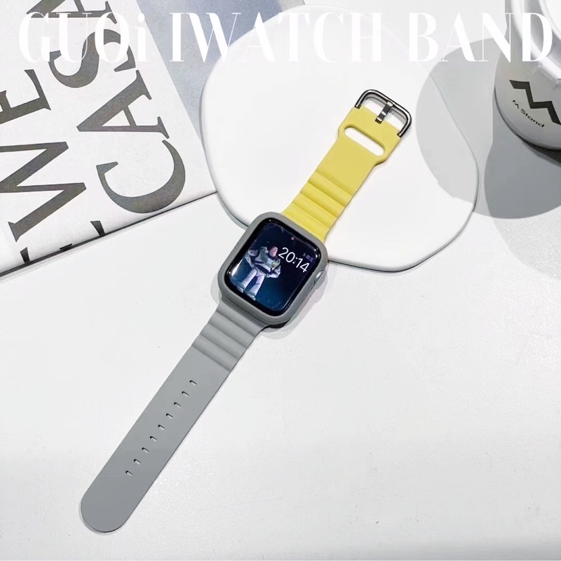 Dây Đeo Da Thoáng Khí Thay Thế Cho Đồng Hồ Thông Minh Apple Watch Series 7 6 Se 5 4 3 2 41MM 44mm 40mm 42mm 38mm
