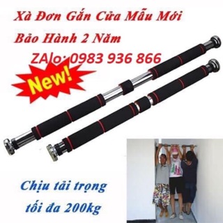 Xà đơn gắn cửa đỏ đen 2020( Chọn kích thước)