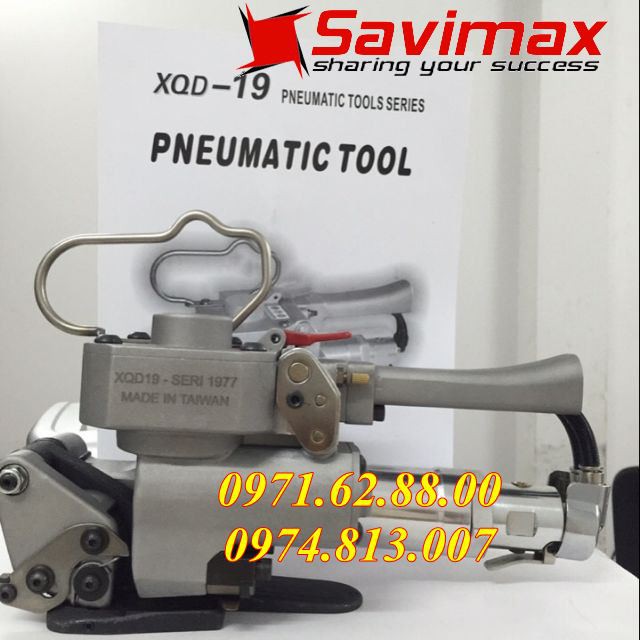 Máy đóng đai nhựa khí nén hàn nhiệt Savimax XQD-19