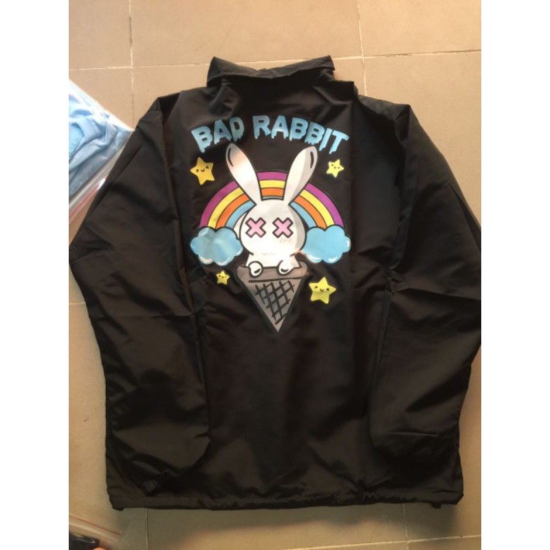 Áo Khoác Rabbit Ice Cream Jacket Unisex Form Rộng Cổ Bẻ Dù 2 Lớp Dáng Jacket | BigBuy360 - bigbuy360.vn