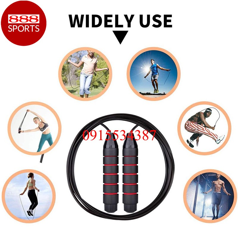 Dây nhảy lõi thép, siêu bền, đẹp, rẻ vô địch, dùng thể dục, thể thao, gym, yoga, giảm cân, cardio