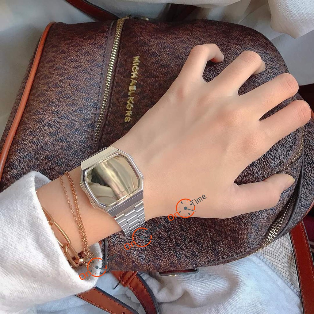 màn hình tráng gương, cảm ứng, thép không gỉ, không phai màu
