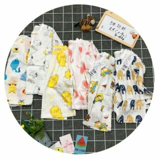 Freeship 99k TQ_Combo 4 bộ coton giấy