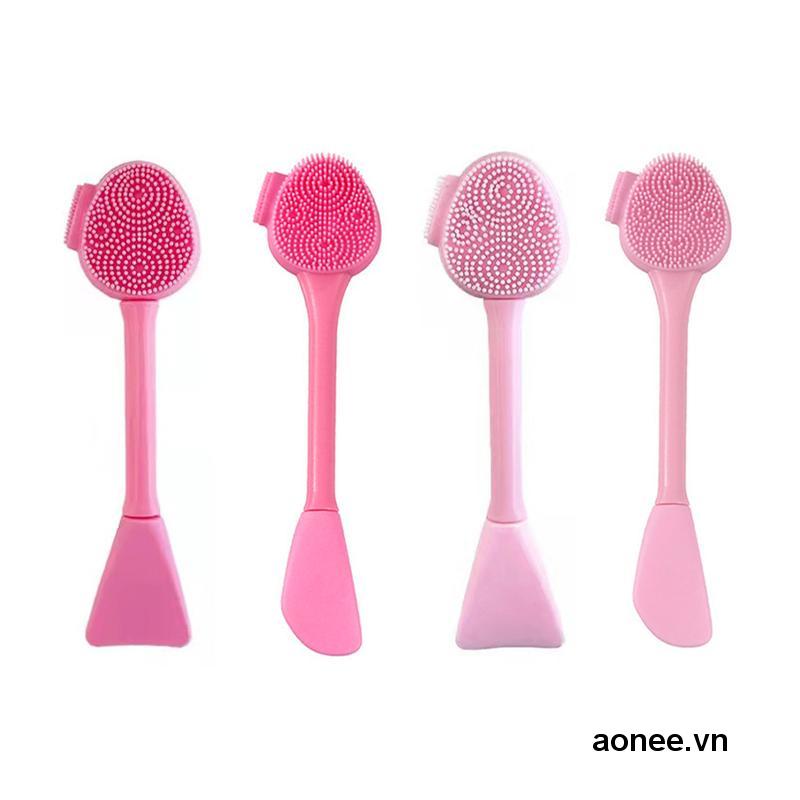 ✨✨Cọ Silicone Hai Đầu Dùng Để Vệ Sinh Mặt Nạ Tiện Dụng