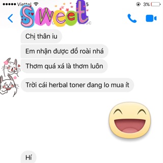 Xịt Dưỡng Thảo Mộc - Herbal Toner