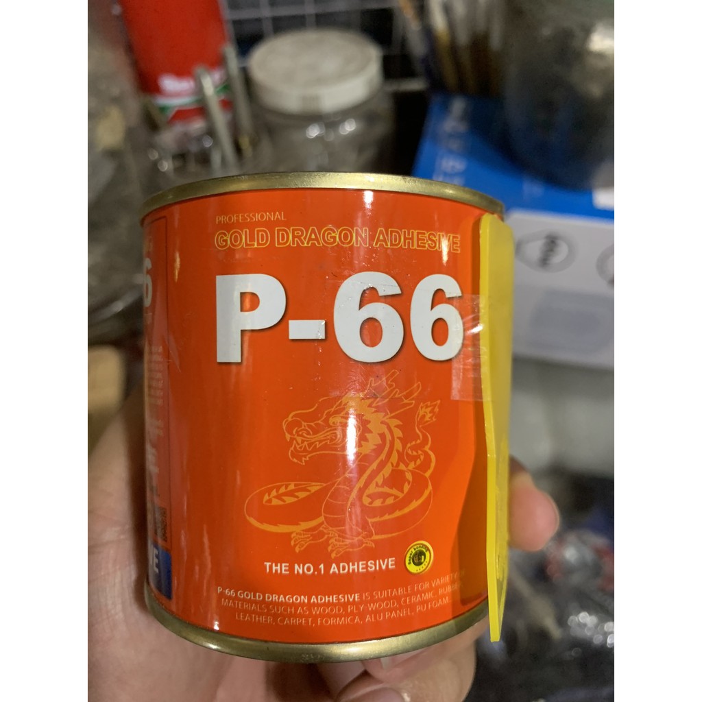 Keo Rồng Vàng P-66 (200g/220ml/hộp) Dán Giày - Dán Tấm Nhựa