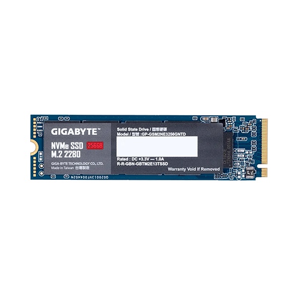 Ổ SSD Gigabyte 256Gb PCIe NVMe™ 3x4 M2-2280