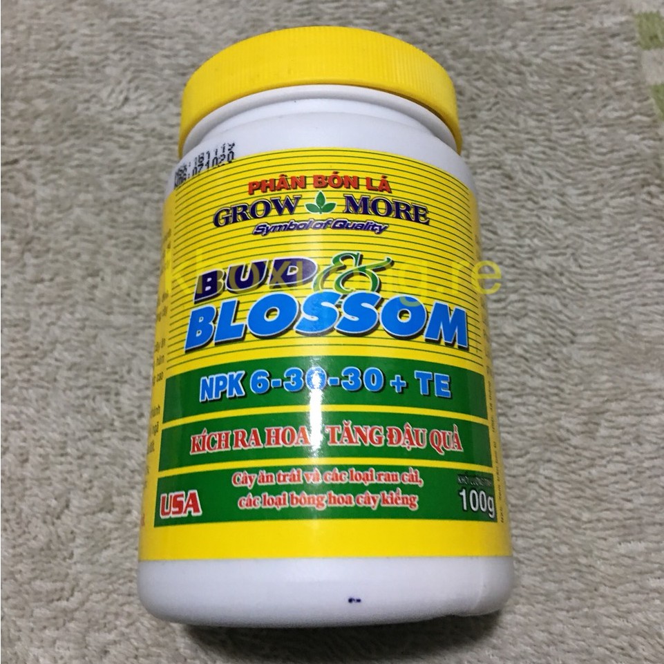 Bộ 3 Phân Bón Lá Grow More (30-10-10), (6-30-30), (20-20-20) 100gr/hủ