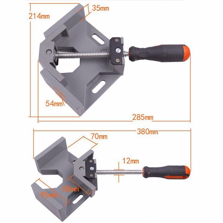 Vam Góc Vuông 1 Tay Cầm; Ê Tô Vuông Góc 1 Tay Cầm; Vam Vuông Góc 90 Độ; Eto Góc Vuông; Eto Kẹp Vuông Góc; Ê Tô Vuông Góc