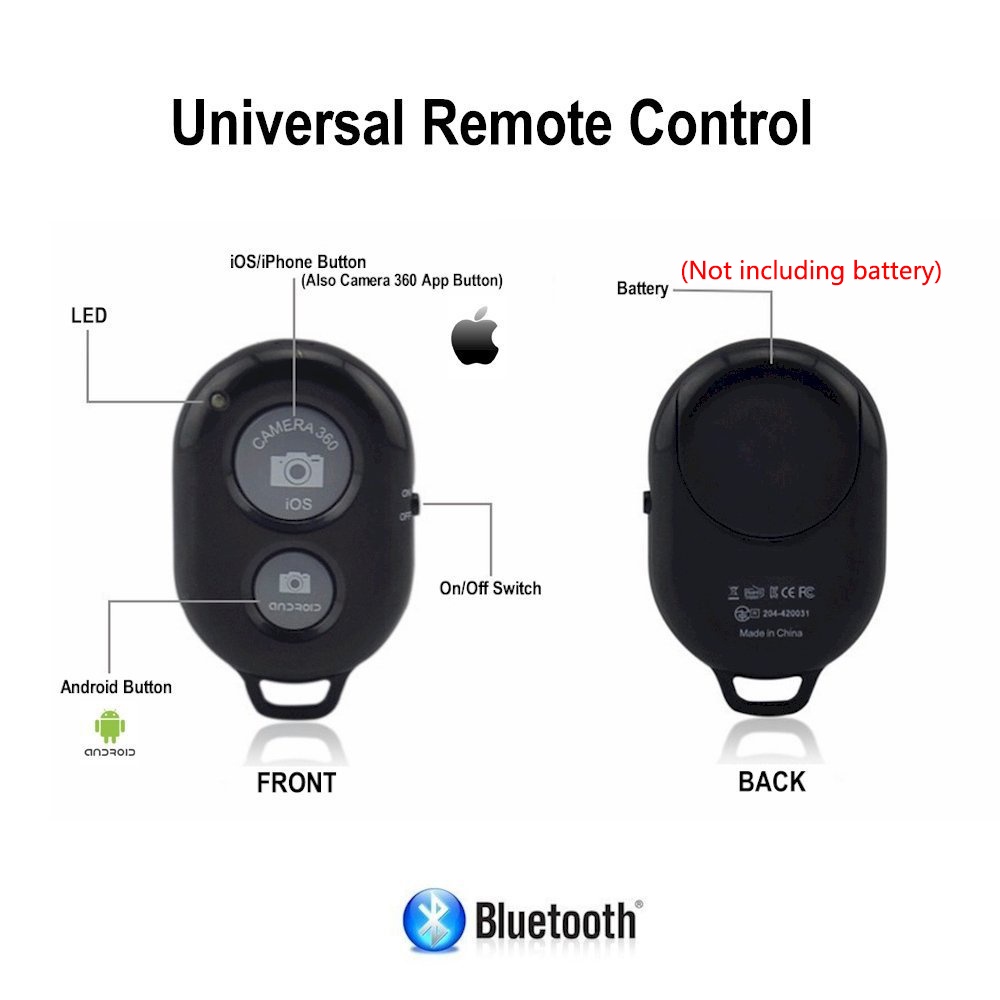 (HCM) Nút Bấm Chụp Ảnh Cho Điện Thoại Kết Nối Bluetooth Dùng Được Cho Android IOS Remote Chụp Hình Từ Xa