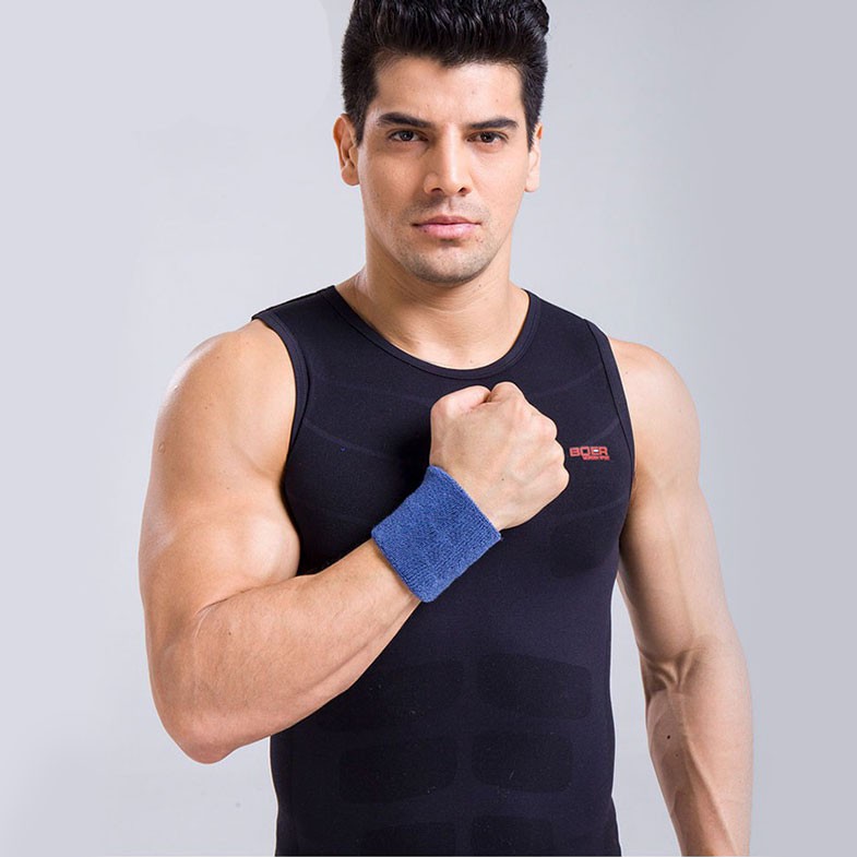 Băng cổ tay thấm mồ hôi thể thao nam nữ Rhino 0230 - Băng thấm mồ hôi, cuốn cổ tay thể thao Sports Bandage - Hàng chính