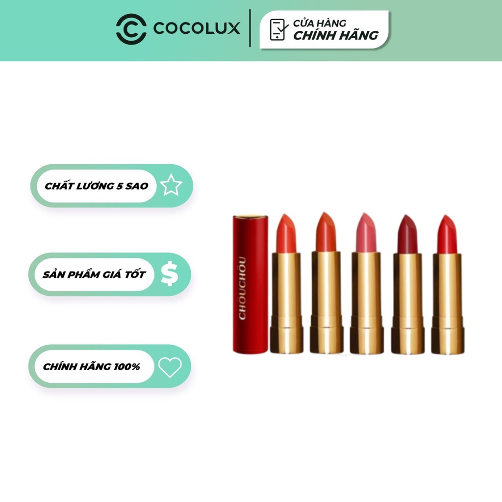Son lì Chou Chou Signature Premier Matt Rouge Red Cocoshop