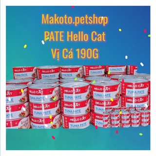 Pate hello cat cho mèo hộp 190gr