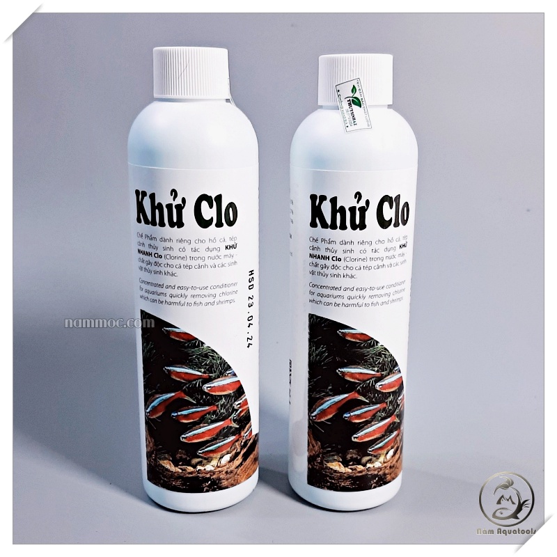 thuysinh AZ - Khử CLO || Dung Dịch KHỬ NHANH CLO Nước Máy - Khử Clo Nước Mới Cho Hồ Cá Cảnh, Thủy Sinh