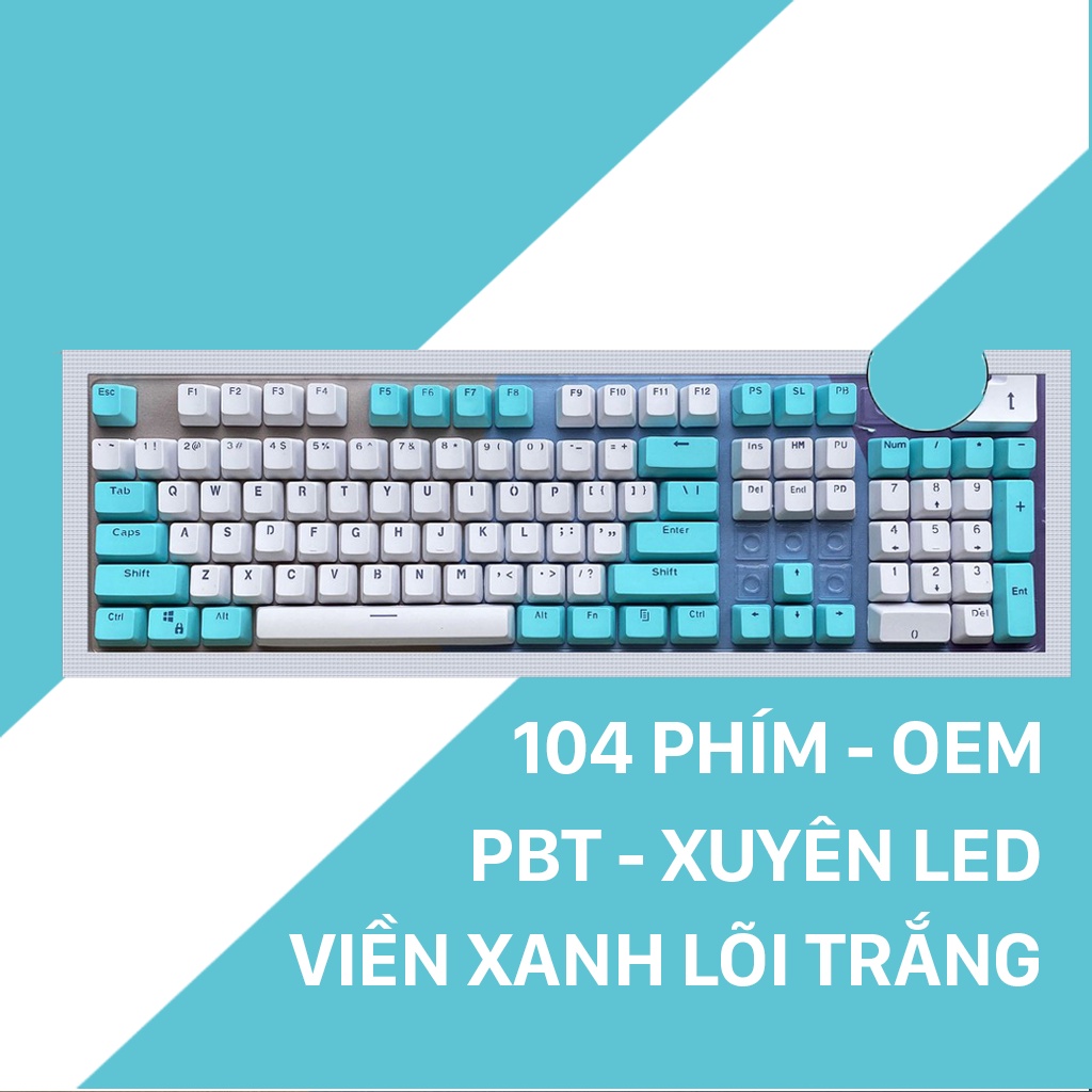 Keycap nhựa PBT cao cấp công nghệ in tiên tiến cực sắc nét nhiều mẫu lựa chọn