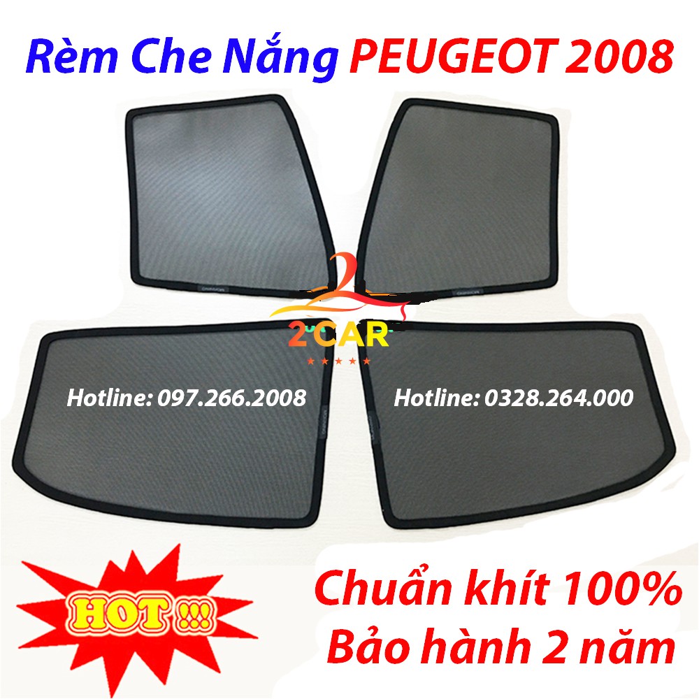 Rèm che nắng xe Peugeot 2008, Rèm loại 1 cao cấp