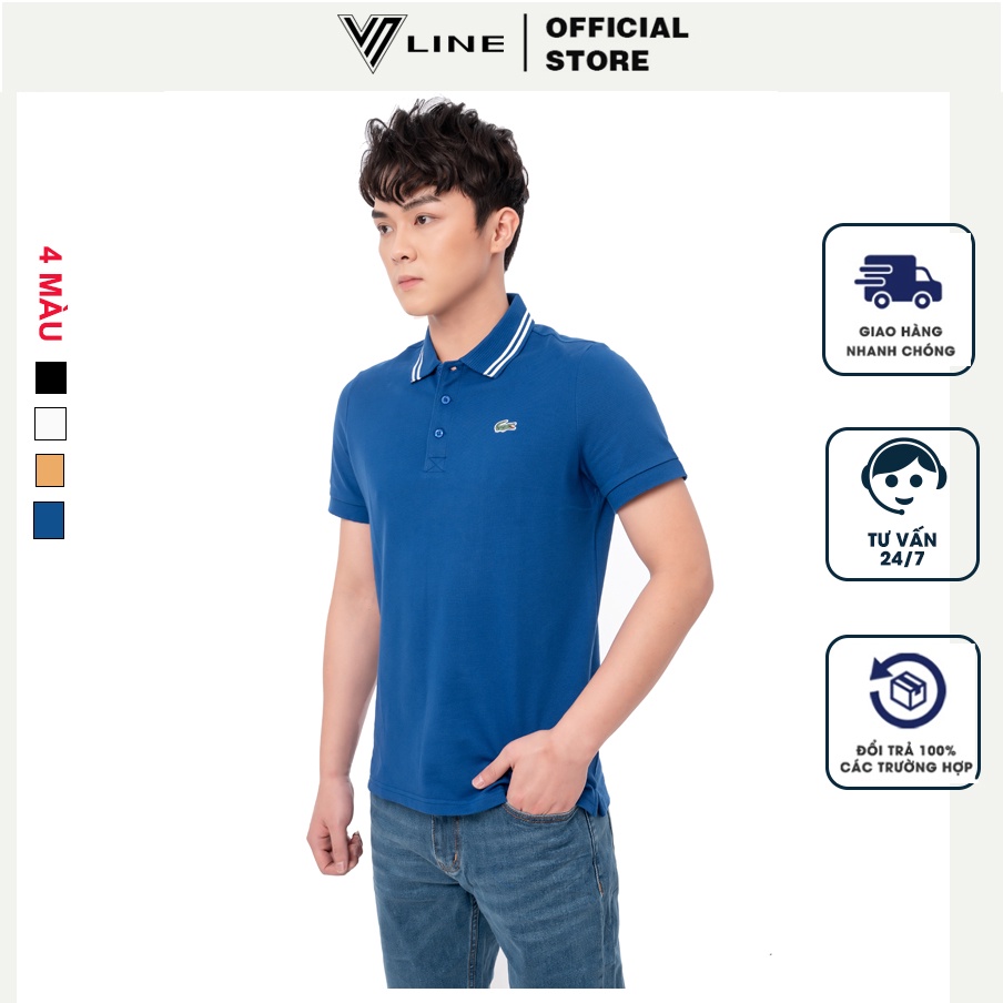 Áo thun polo nam ngắn tay, áo phông cotton dáng slimfit trẻ trung Sonvnxk - POLC217