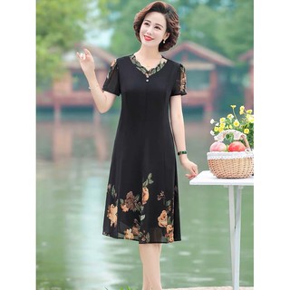 (sẵn) đầm trung niên dự tiệc cao cấp giá rẻ DA02