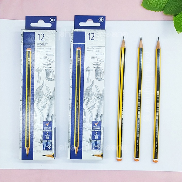 Bút chì Đức hàng xịn hộp 12 cây chuyên vẽ, họa cụ , ghi chép chất lượng cao - Phát Huy Hoàng