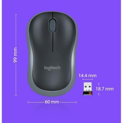 Chuột ko dây Logitech M185, M186