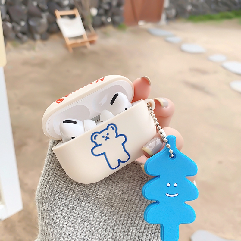 Vỏ Bảo Vệ Hộp Sạc Tai Nghe Bluetooth Không Dây Airpods 2 / 3 Pro / 3 Bằng Silicon Mềm Họa Tiết Dễ Thương Ốp | BigBuy360 - bigbuy360.vn