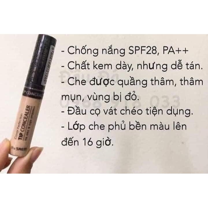 (CÓ BILL) KEM CHE KHUYẾT ĐIỂM THE SAME COVER PERFECTION TIP CONCEALER