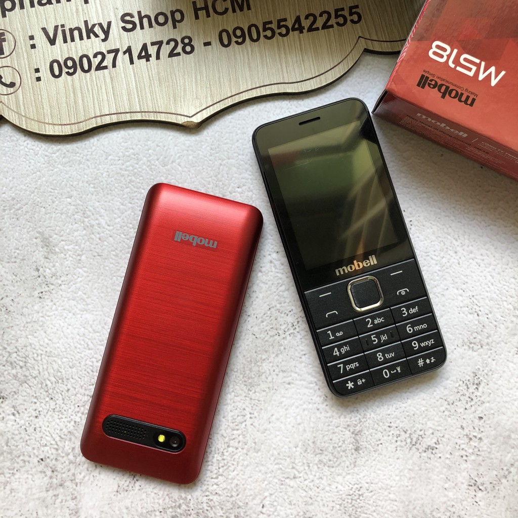 ĐIỆN THOẠI MOBELL M518 2 SIM CHÍNH HÃNG BẢO HÀNH 12 THÁNG