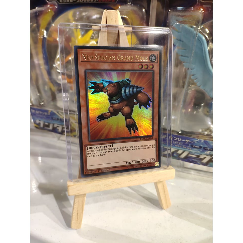 Lá bài thẻ bài Yugioh Neo Spacian Grand Mole – Ultra Rare - Tặng bọc bài nhựa bảo quản