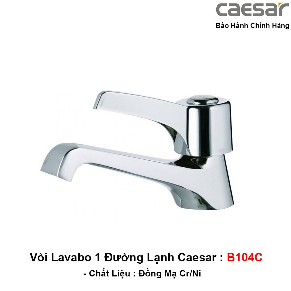 Vòi Lavabo 1 đường nước lạnh Caesar B104C