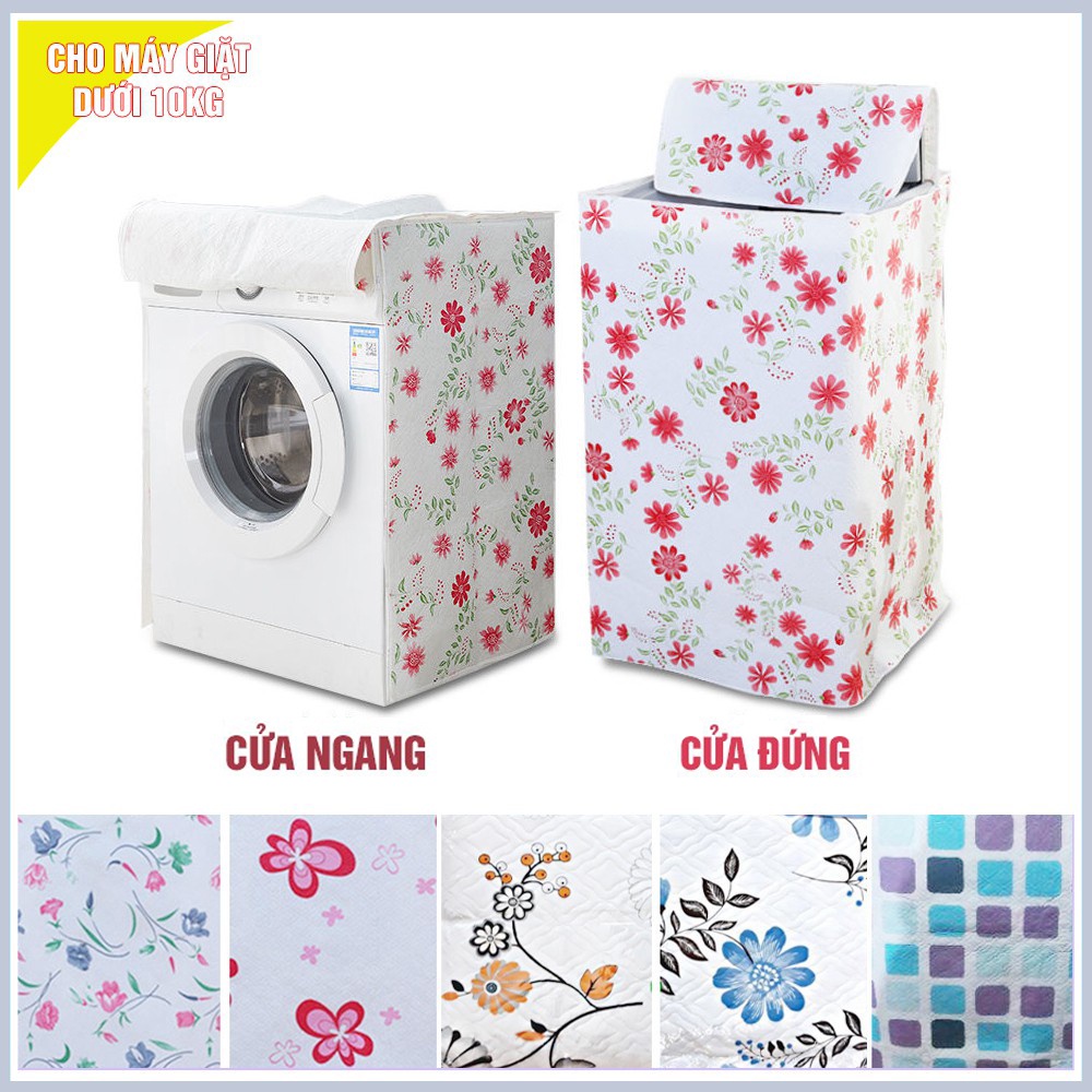Bọc máy giặt chống thấm cao cấp Cửa trên/Cửa ngang trùm bọc sạch sẽ hàng đẹp