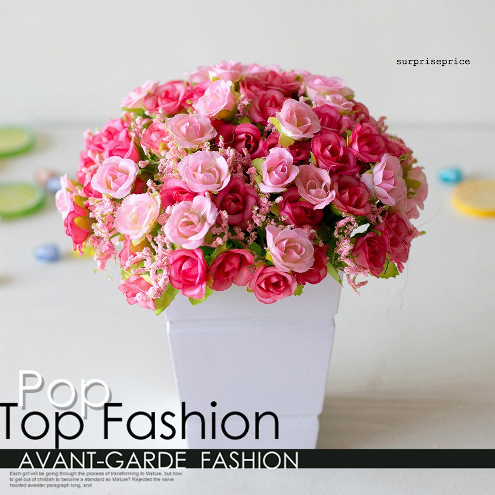 Hoa Hồng Nhân Tạo Dùng Trang Trí Tiệc Cưới Nội Thất