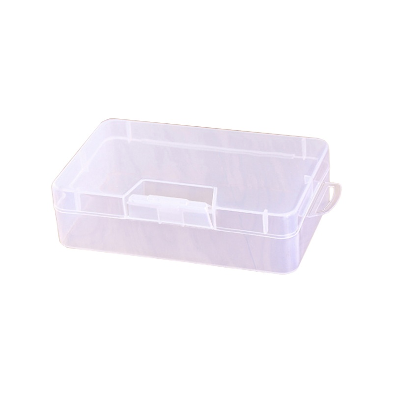 Hộp Đựng Trang Sức Bằng Nhựa Trong Suốt Có Khóa Và Nắp Đậy