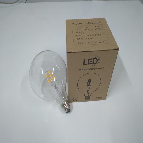 Bóng Đèn Led trang trí Edison – Bóng đèn Edison G125 4w Vintage giả sợi đốt - Bảo Hành 06 Tháng Của LTP Lighting | BigBuy360 - bigbuy360.vn