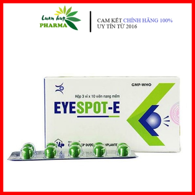 EYESPOT - E  Dùng cho người bị khô mắt, mỏi mắt, nhức mắt, giảm thị lực. Các bệnh liên quan đến thị lực...