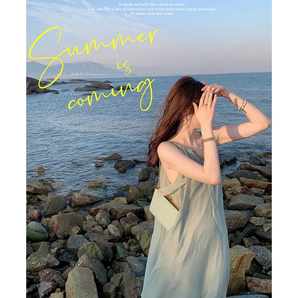 Đầm Maxi Dáng Suông Siêu Tiên Cho Nữ Trong Kỳ Nghỉ Dưỡng Cùng Bạn Bè