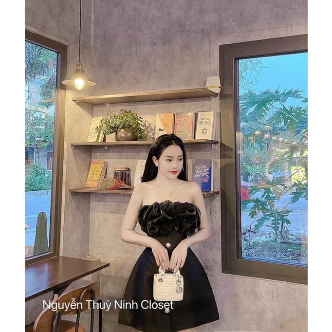 Váy Tafta Pha Bèo Ngực Mã TK5